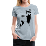 Vintage Wolf | Women’s Premium T-Shirt - heather ice blue