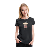 Coffee Emoji | Women’s Premium T-Shirt - black