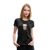 Coffee Emoji | Women’s Premium T-Shirt - charcoal gray