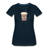 Coffee Emoji | Women’s Premium T-Shirt - deep navy