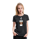 Coffee To Go II | Women’s Premium T-Shirt - black