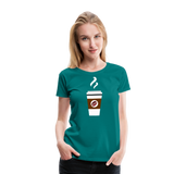 Coffee To Go II | Women’s Premium T-Shirt - teal