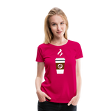 Coffee To Go II | Women’s Premium T-Shirt - dark pink