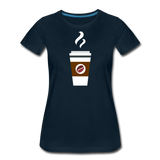 Coffee To Go II | Women’s Premium T-Shirt - deep navy