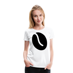 Coffee Bean II | Women’s Premium T-Shirt - white