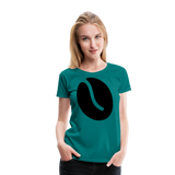 Coffee Bean II | Women’s Premium T-Shirt - teal