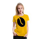 Coffee Bean II | Women’s Premium T-Shirt - sun yellow