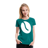 Coffee Bean I | Women’s Premium T-Shirt - teal