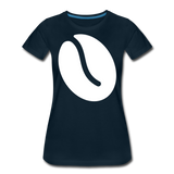 Coffee Bean I | Women’s Premium T-Shirt - deep navy