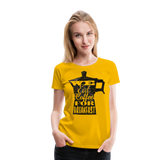 Eat Coffee | Women’s Premium T-Shirt - sun yellow