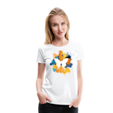 Splash-Art Butterfly | Women’s Premium T-Shirt - white