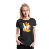 Splash-Art Butterfly | Women’s Premium T-Shirt - black