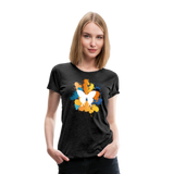 Splash-Art Butterfly | Women’s Premium T-Shirt - charcoal gray