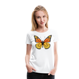 Monarch Butterfly | Women’s Premium T-Shirt - white