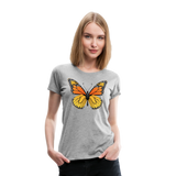 Monarch Butterfly | Women’s Premium T-Shirt - heather gray