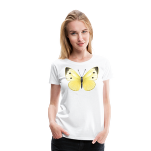 Mountain Clouded Yellow Butterfly | Women’s Premium T-Shirt - white