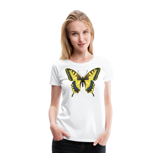 Swallowtail Butterfly | Women’s Premium T-Shirt - white