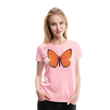 Scarce Copper Butterfly | Women’s Premium T-Shirt - pink