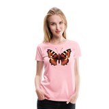 Small Tortoiseshell Butterfly | Women’s Premium T-Shirt - pink