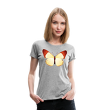 Orange Tip Butterfly | Women’s Premium T-Shirt - heather gray