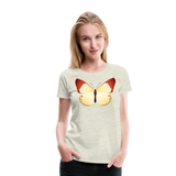 Orange Tip Butterfly | Women’s Premium T-Shirt - heather oatmeal