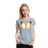 Orange Tip Butterfly | Women’s Premium T-Shirt - heather ice blue