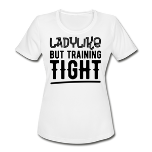 Ladylike I | Women's Moisture Wicking Performance T-Shirt - white