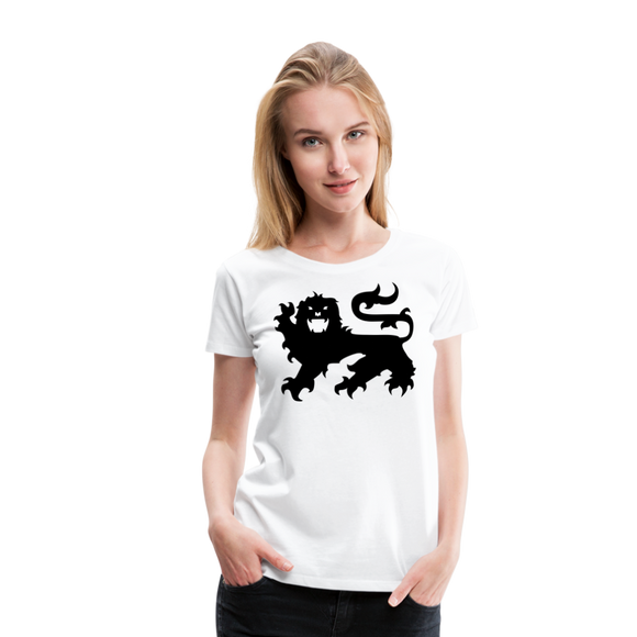 Lion Silhouette II | Women’s Premium T-Shirt - white