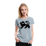 Lion Silhouette II | Women’s Premium T-Shirt - heather ice blue