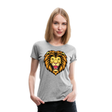 Lion's Head I | Women’s Premium T-Shirt - heather gray