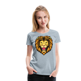 Lion's Head I | Women’s Premium T-Shirt - heather ice blue