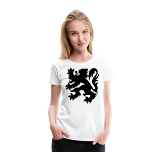 Lion Silhouette IV | Women’s Premium T-Shirt - white