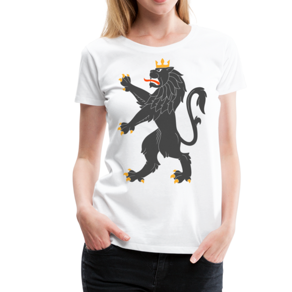 Heraldic Lion III | Women’s Premium T-Shirt - white