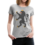 Heraldic Lion III | Women’s Premium T-Shirt - heather gray