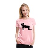 Lion Silhouette III | Women’s Premium T-Shirt - pink