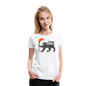 Heraldic Lion II | Women’s Premium T-Shirt - white