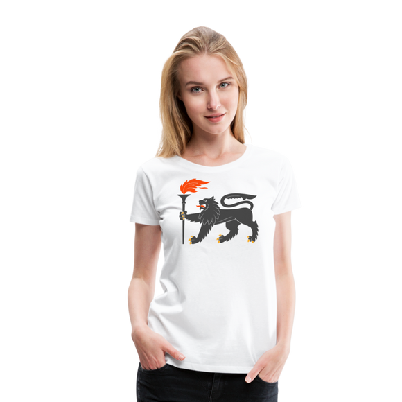 Heraldic Lion II | Women’s Premium T-Shirt - white