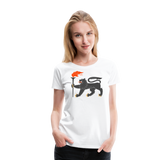 Heraldic Lion II | Women’s Premium T-Shirt - white