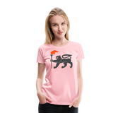 Heraldic Lion II | Women’s Premium T-Shirt - pink