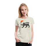 Heraldic Lion II | Women’s Premium T-Shirt - heather oatmeal