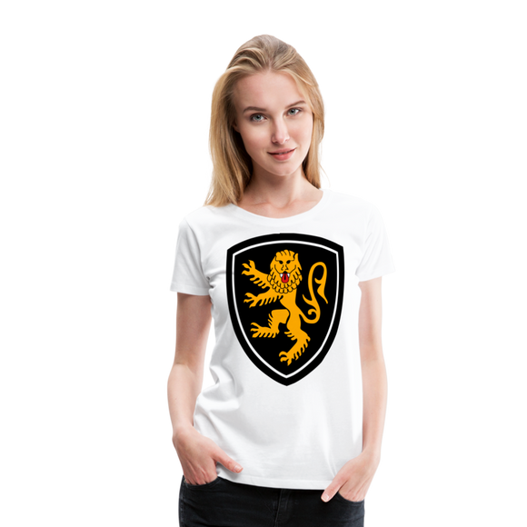 Lion Crest II | Women’s Premium T-Shirt - white