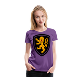 Lion Crest II | Women’s Premium T-Shirt - purple