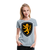 Lion Crest II | Women’s Premium T-Shirt - heather ice blue