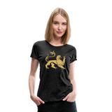 Heraldic Lion I | Women’s Premium T-Shirt - charcoal gray