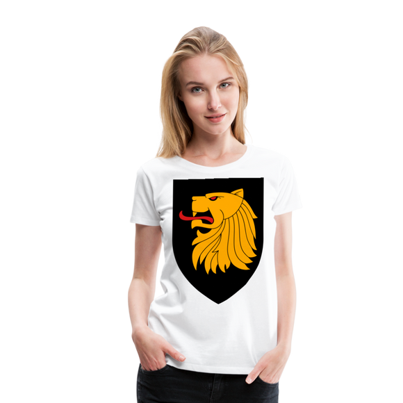 Lion Crest I | Women’s Premium T-Shirt - white