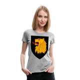 Lion Crest I | Women’s Premium T-Shirt - heather gray