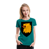 Lion Crest I | Women’s Premium T-Shirt - teal