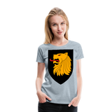 Lion Crest I | Women’s Premium T-Shirt - heather ice blue