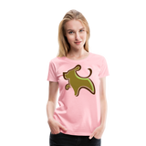 Dog Logo III | Women’s Premium T-Shirt - pink