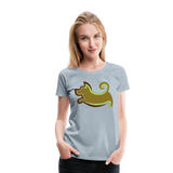 Dog Logo II | Women’s Premium T-Shirt - heather ice blue